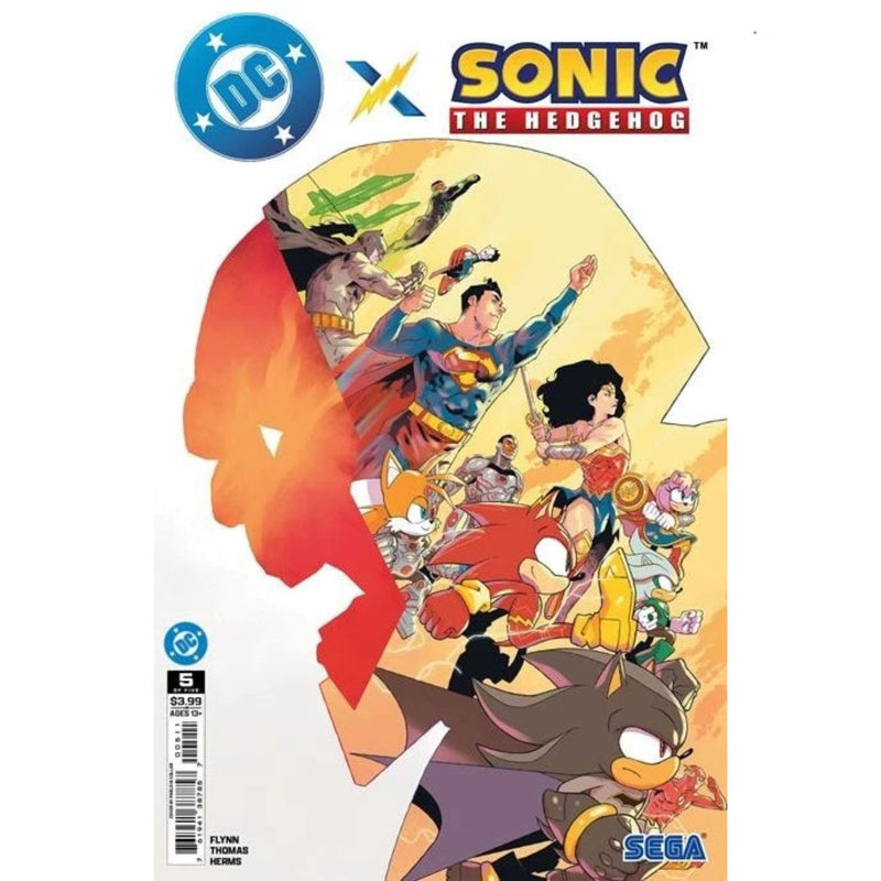 DC X Sonic The Hedgehog #1 2 3 4 5 [Pablo Collar CVR A Set 1-5] 2025 Comics DC Comics