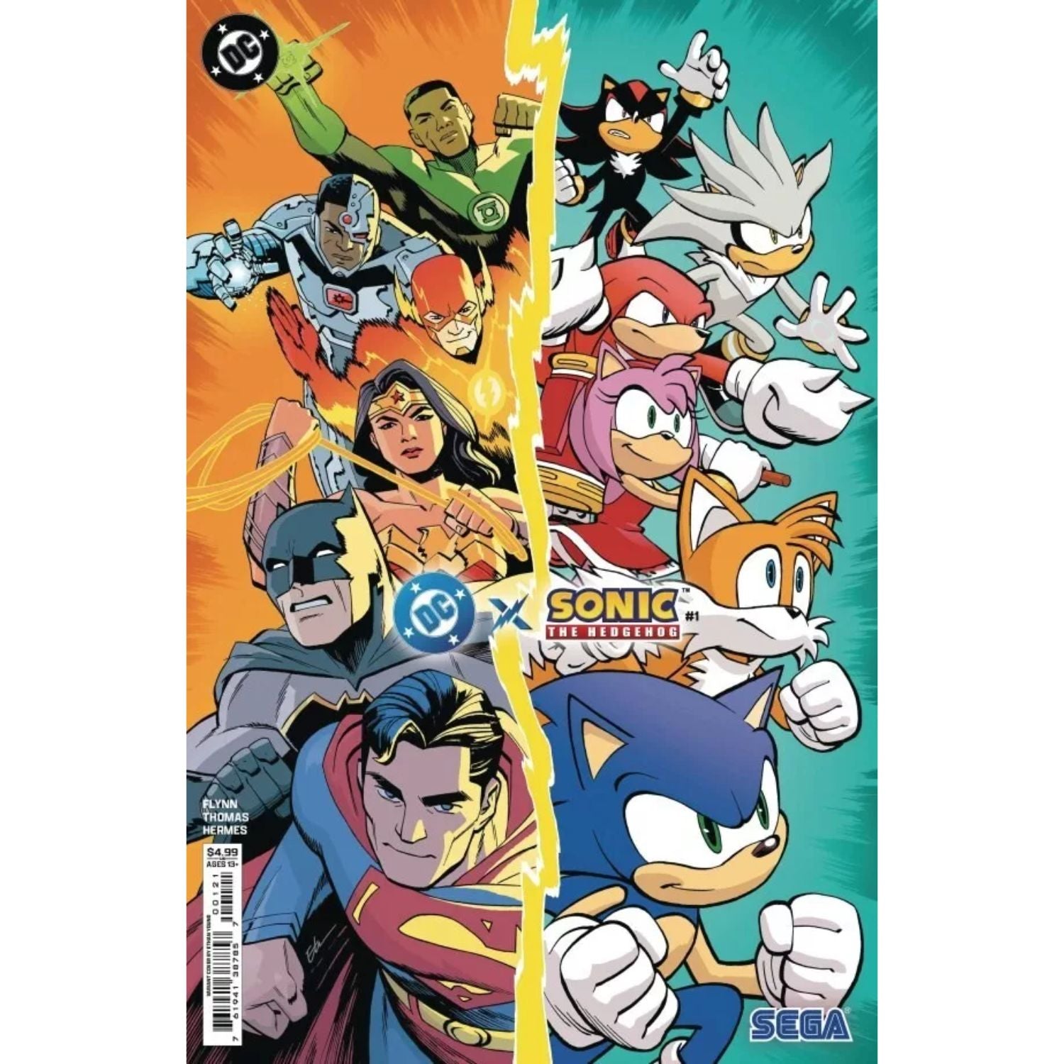 DC X Sonic The Hedgehog: #1 [Young CVR B] 2025 – Shopville