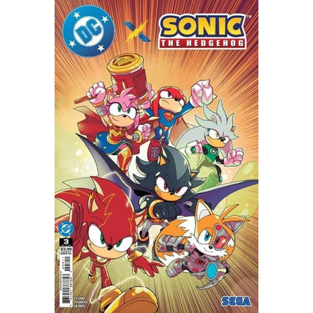 DC X Sonic the Hedgehog: #3 [Pablo Collar CVR A] 2025 Comics DC Comics