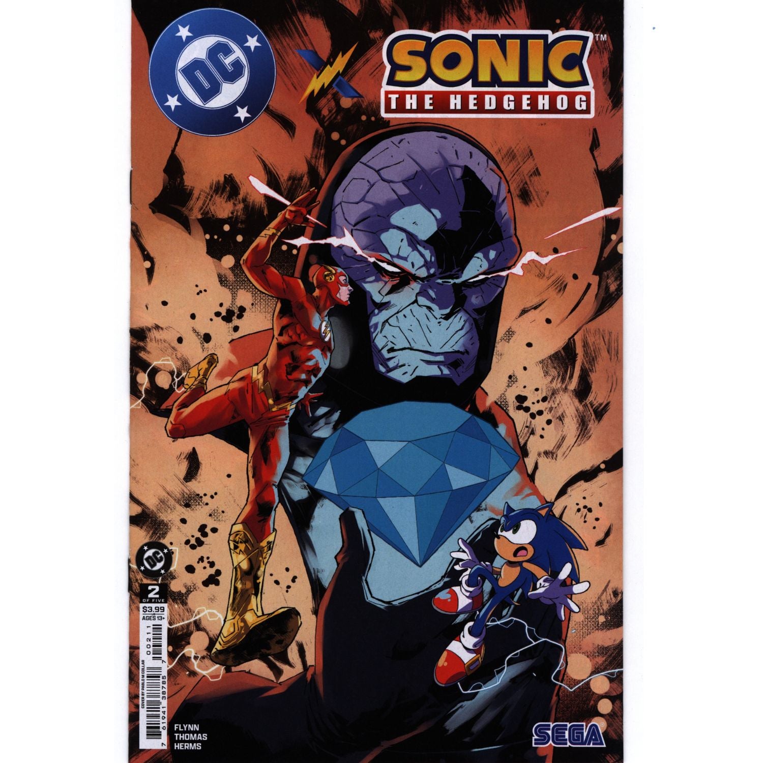 DC x Sonic The Hedgehog: #2 [Pablo M. Collar CVR A] 2025 Comics DC Comics