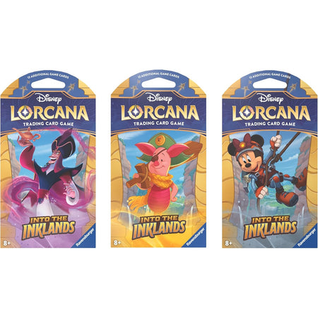 Disney Lorcana TCG: Into the Inklands Sleeved Booster Pack - 1 Random Pack Card Game Ravensburger