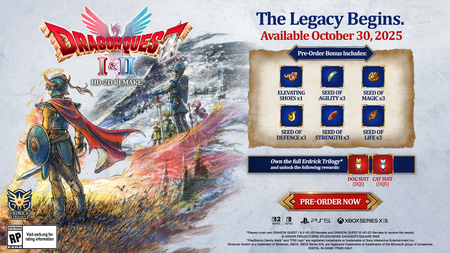 Dragon Quest I & II HD Remake [Nintendo Switch 2] Nintendo Switch 2 Video Game Square Enix