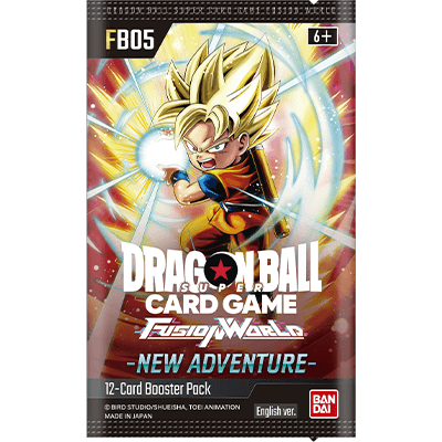 Dragon Ball Super TCG: Fusion World New Adventure Booster Box - 24 Packs [FB05] Card Game Bandai Namco
