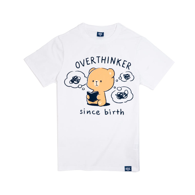 Overthinker T-shirt T-Shirts Milk Mocha Bear