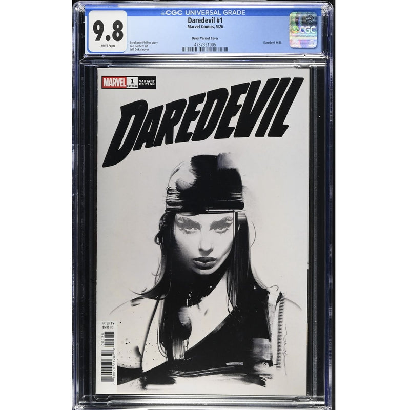 Daredevil: #1 [Jeff Dekal CGC 9.8 - 1:500] 2026