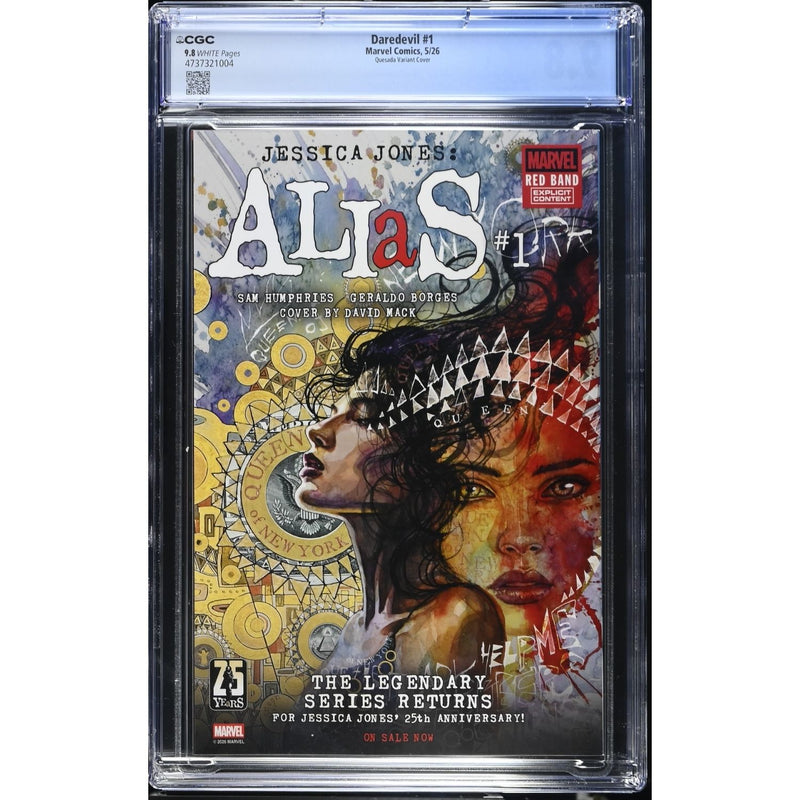 Daredevil: #1 [Joe Quesada CGC 9.8 - 1:1000] 2026