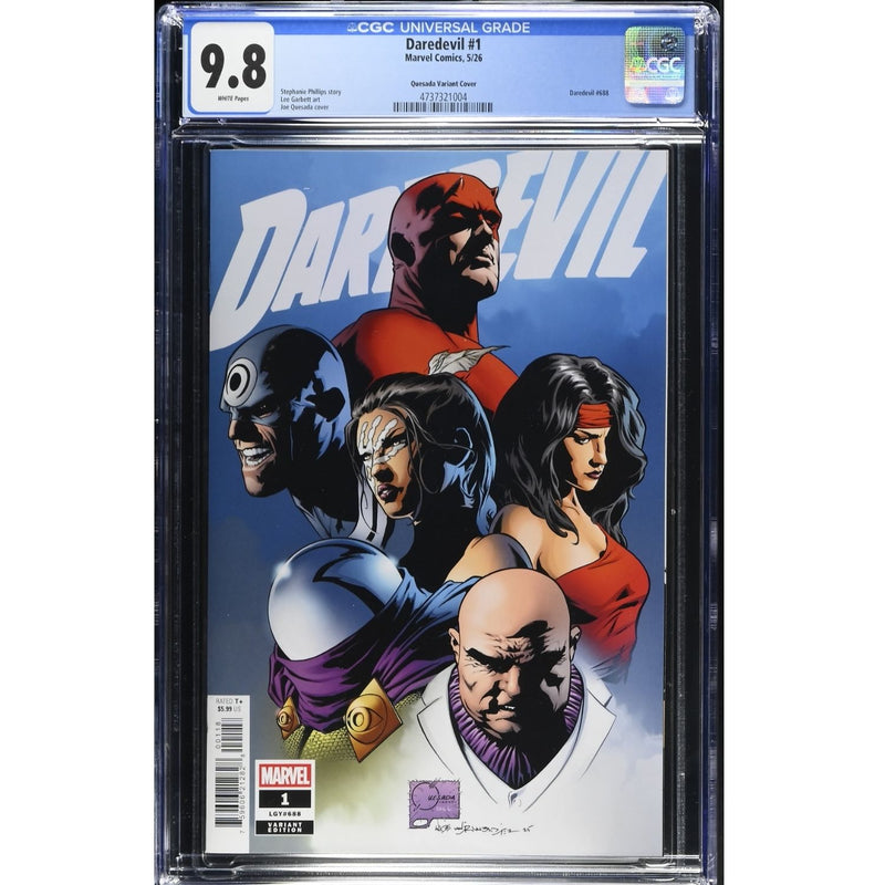 Daredevil: #1 [Joe Quesada CGC 9.8 - 1:1000] 2026