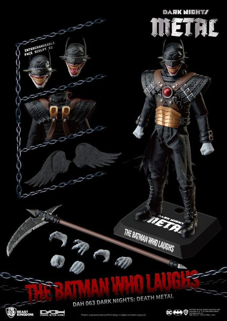 Dark Knights: Death Metal - The Batman Who Laughs Dynamic 8ction Figure Toys & Games Beast Kingdom