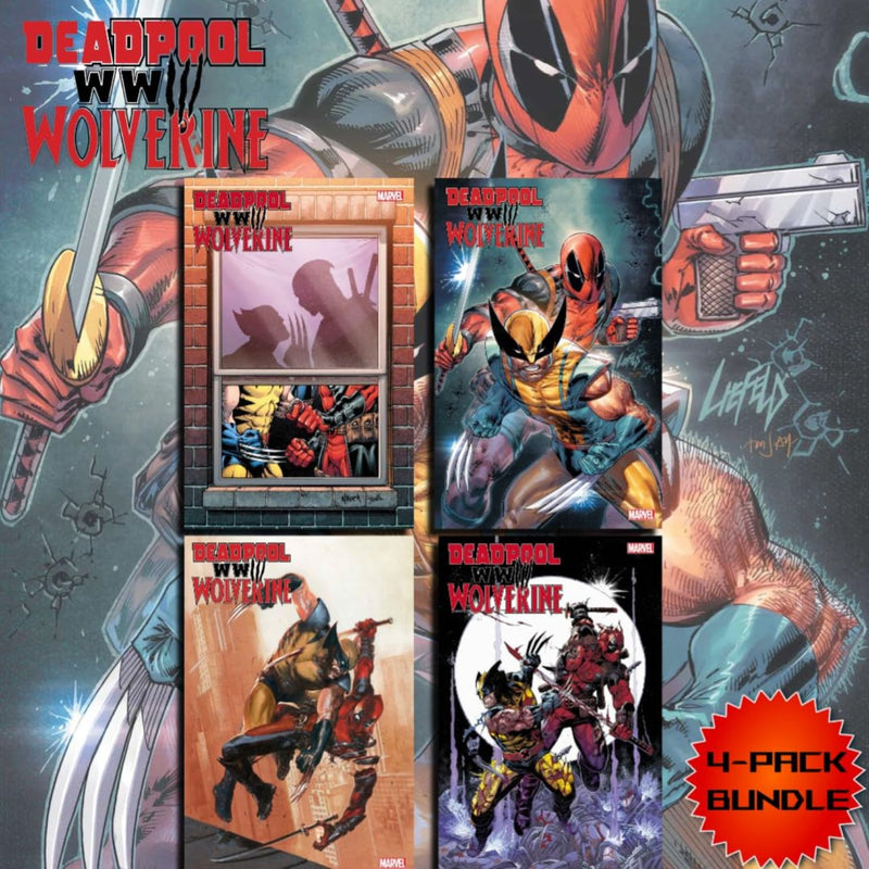 Deadpool and Wolverine: WWIII #1 [4 CVR Combo Kit: CVR s ABCD] 2024 Comics Marvel Comics