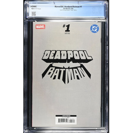 Deadpool/Batman: #1 [Ryan Stegman CGC 9.8 4th Printing - 1:25] 2025 Comics Marvel Comics