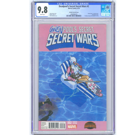 Deadpool's Secret Secret Wars: #2 [Chris Bachalo CGC 9.8] 2015 Comics Marvel Comics