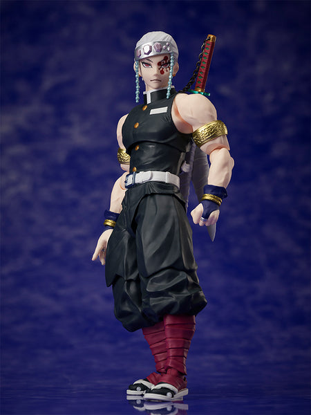 BUZZmod. Demon Slayer: Kimetsu no Yaiba, Tengen Uzui 1/12 Scale Action Figure Toys & Hobbies Aniplex of America