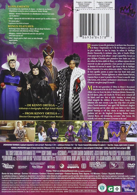 Descendants [DVD] DVD Movie Disney   