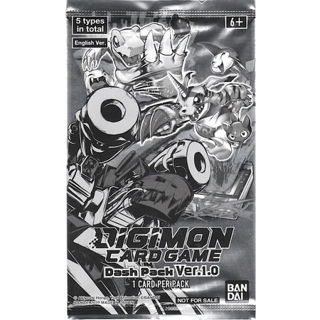 DigiMon TCG: Dash Pack Ver 1.0 [1 Pack] Card Game Bandai Namco   