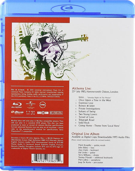 Dire Straits: Alchemy Live [Blu-Ray] Blu-Ray Movie Universal