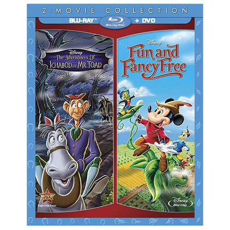 Disney's The Adventure of Ichabod Mr. Toad / Fun Fancy [Blu-Ray 2-Movie Collection] Blu-Ray Collector Disney