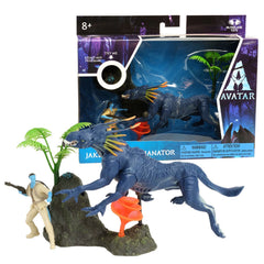 Disney Avatar: Jake Sully vs Thanator - Deluxe Action Set Toys & Games McFarlane Toys