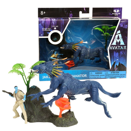 Disney Avatar: Jake Sully vs Thanator - Deluxe Action Set Toys & Games McFarlane Toys