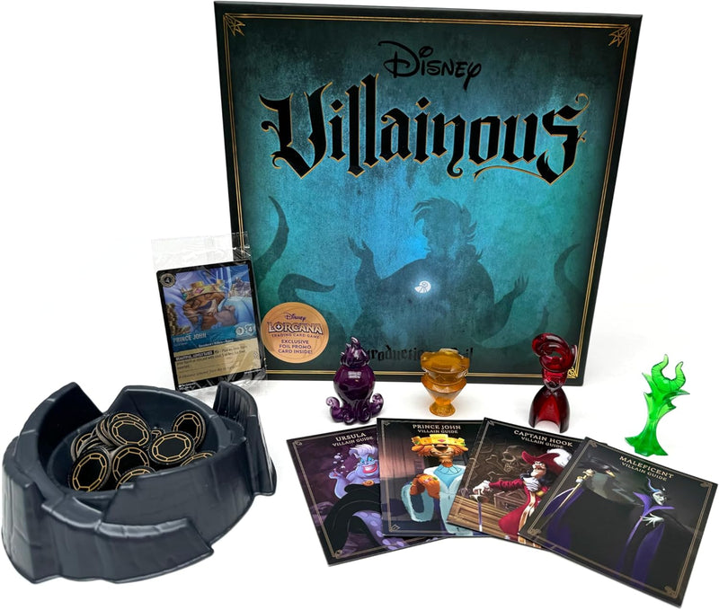 Disney Villainous: Introduction To Evil [Includes Lorcana Promo Card] [Board Game 2-4 Players] Board Game Ravensburger