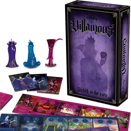Disney Villainous: Wicked to the Core: Stand-Alone & Expansion [Board Game 2-4 Players] Board Game Ravensburger