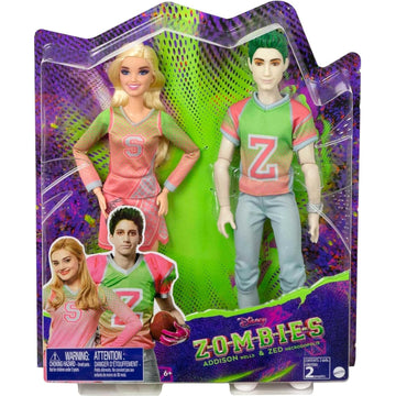 Disney Zombies: Addison Wells and Zed Necrodopolis Toys & Games Mattel