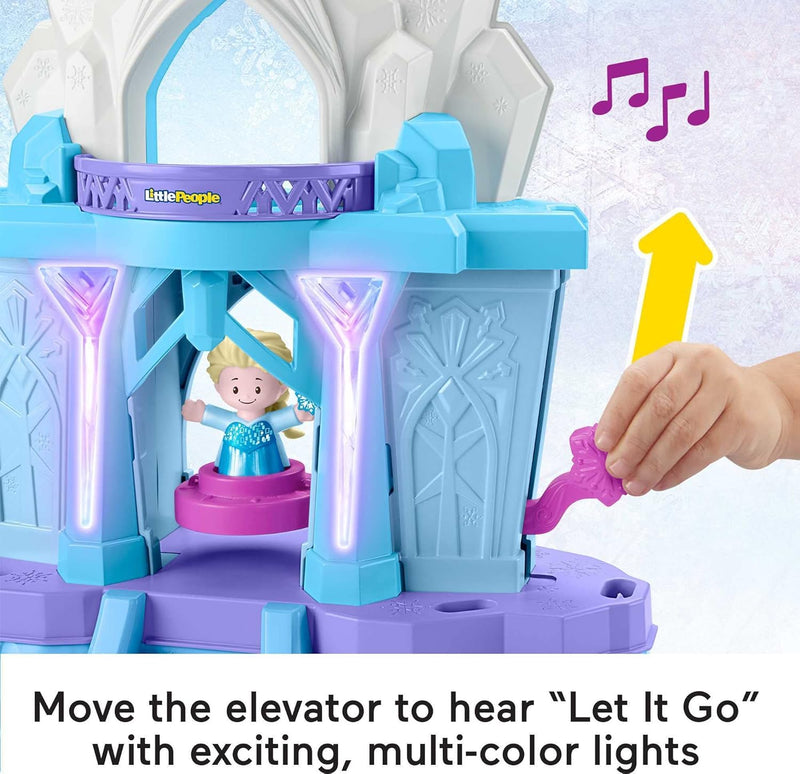 Disney Frozen Elsa's Enchanted Lights Palace Little People Playset [Toys] Toys & Games Fischer Price   