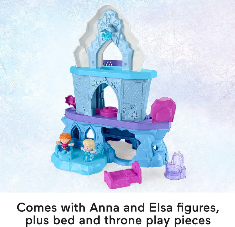 Disney Frozen Elsa's Enchanted Lights Palace Little People Playset [Toys] Toys & Games Fischer Price   