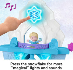 Disney Frozen Elsa's Enchanted Lights Palace Little People Playset [Toys] Toys & Games Fischer Price   