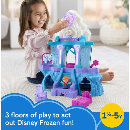 Disney Frozen Elsa's Enchanted Lights Palace Little People Playset Toys & Games Fisher Price   