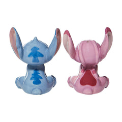 Enesco Disney Studio Brands: Stitch & Angel Salt and Pepper Shaker Set Collectible Enesco