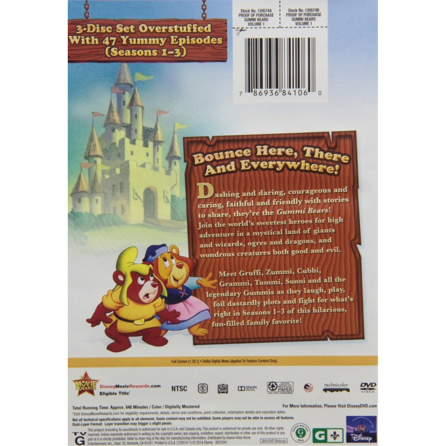 Disney's Adventures Of The Gummi Bears - Seasons 1-3 [DVD] – Shopville