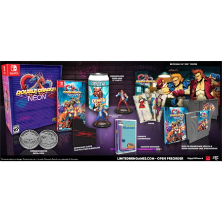 Double Dragon Neon - Collector's Edition - Limited Run #108 [Nintendo Switch] Nintendo Switch Video Game Limited Run Games   