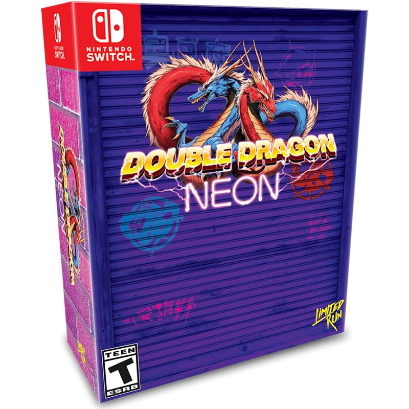 Double Dragon Neon - Collector's Edition - Limited Run #108 [Nintendo Switch] Nintendo Switch Video Game Limited Run Games   