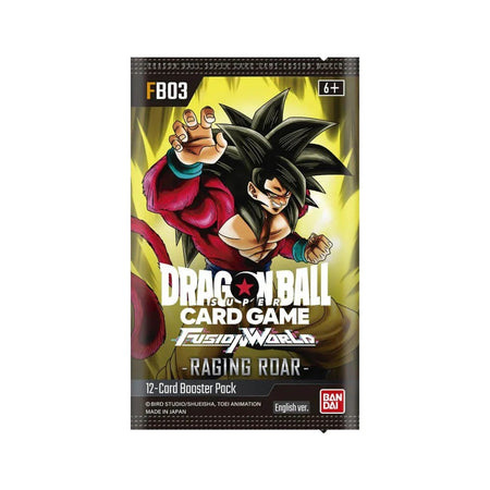 Dragonball Super Card Game TCG: Fusion World Raging Roar Booster Box [FB03] Card Game Bandai Namco