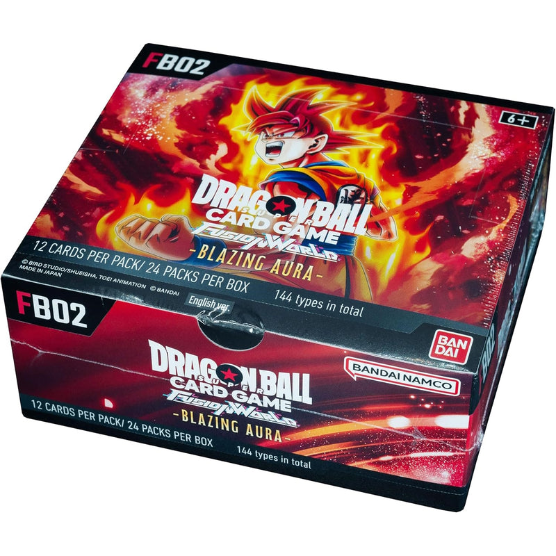 Dragon Ball Super Fusion World Blazing Aura Booster Box - 24 Packs Card Game Bandai Namco   