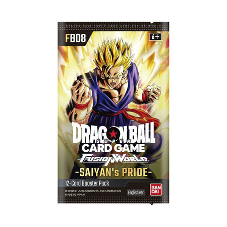 Dragon Ball Super TCG: Fusion World Saiyan's Pride Booster Box - 24 Packs [FB08] Card Game Bandai Namco
