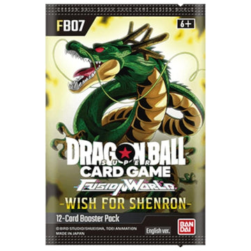 Dragon Ball Super TCG: Fusion World - Wish For Shenron Booster Box - 24 Packs [FB07] Card Game Bandai Namco