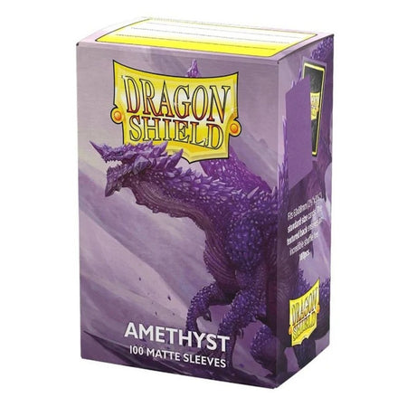 Dragon Shield Sleeves: Matte Amethyst - 100 Sleeves Card Game Dragon Shield