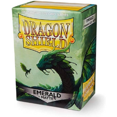 Dragon Shield Sleeves: Matte Emerald - 100 Standard Size Sleeves Card Game Dragon Shield   