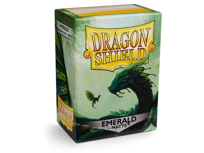 Dragon Shield Sleeves: Matte Emerald - 100 Standard Size Sleeves Card Game Dragon Shield   