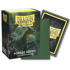 Dragon Shield Sleeves: Matte Forest Green - 100 Standard Size Sleeves Card Game Dragon Shield   