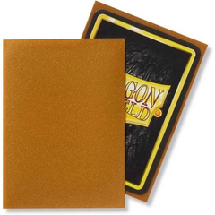 Dragon Shield Sleeves: Matte Gold - 100 Standard Size Sleeves Card Game Dragon Shield   