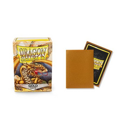 Dragon Shield Sleeves: Matte Gold - 100 Standard Size Sleeves Card Game Dragon Shield   