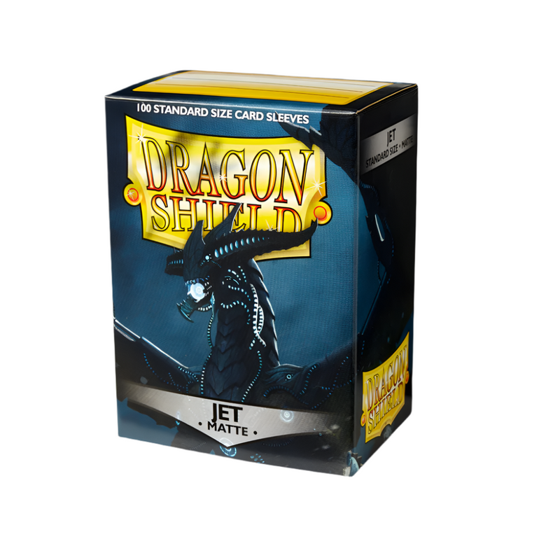 Dragon Shield Sleeves: Matte Jet - 100 Standard Size Sleeves Card Game Dragon Shield   