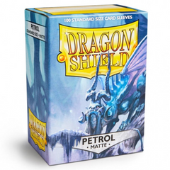 Dragon Shield Sleeves: Matte Petrol - 100 Standard Size Sleeves Card Game Dragon Shield   