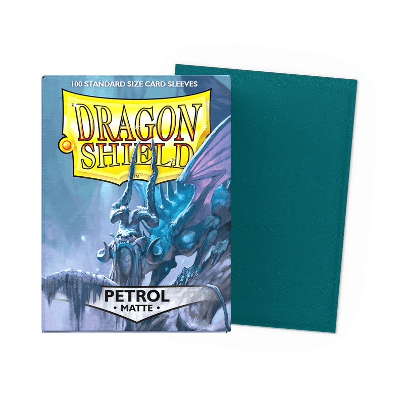 Dragon Shield Sleeves: Matte Petrol - 100 Standard Size Sleeves Card Game Dragon Shield   