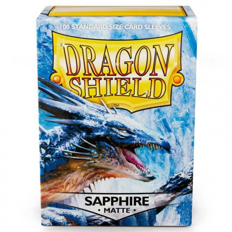 Dragon Shield Sleeves: Matte Sapphire - 100 Standard Card Sleeves Card Game Dragon Shield   