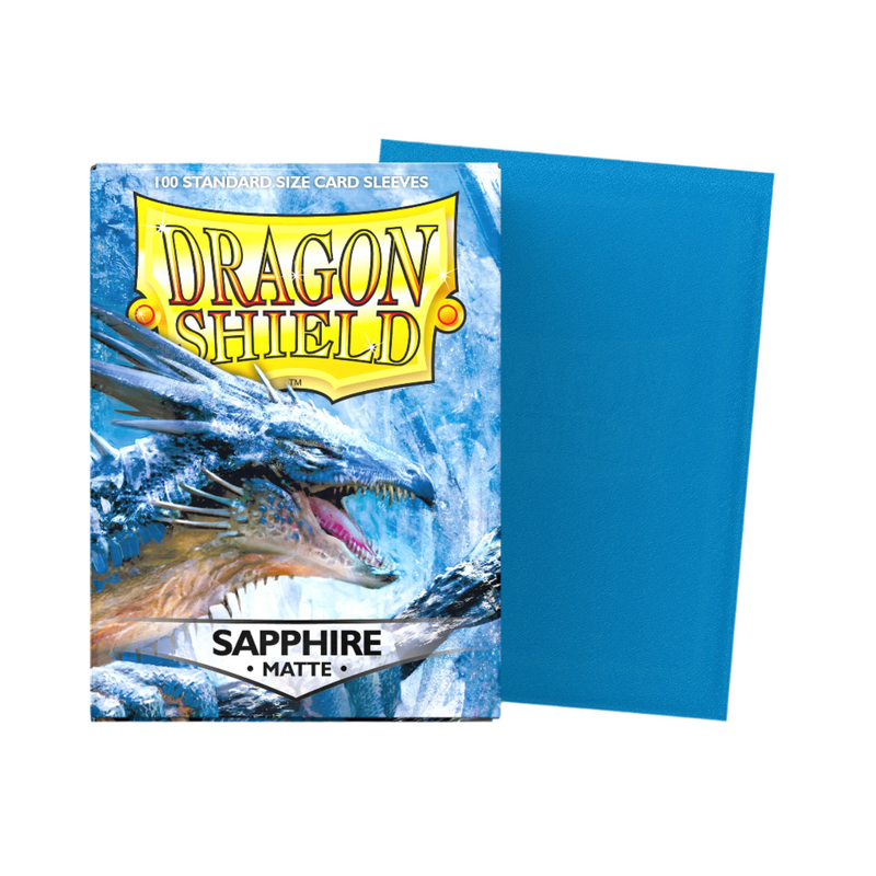 Dragon Shield Sleeves: Matte Sapphire - 100 Standard Card Sleeves Card Game Dragon Shield   