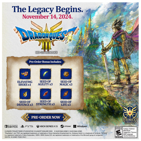 Dragon Quest III-2D Remake [Nintendo Switch] Nintendo Switch Video Game Square Enix   