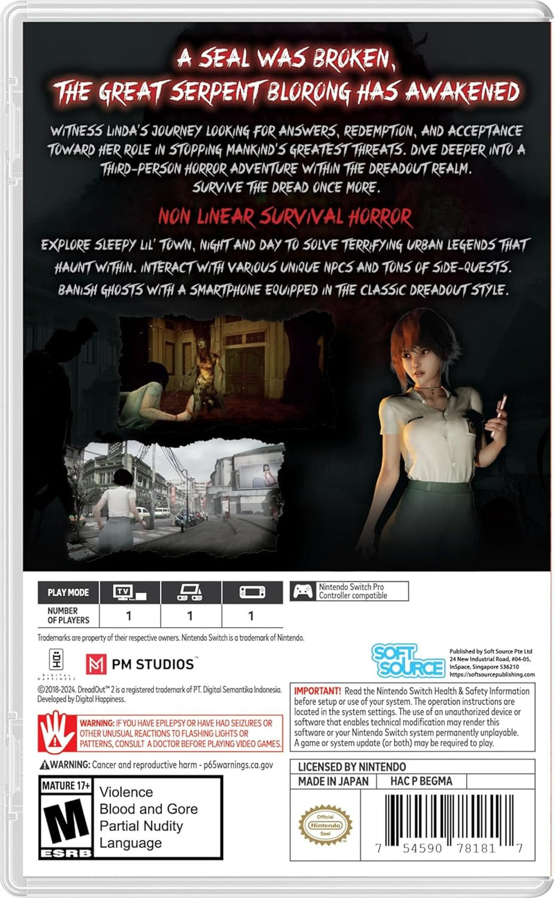 Dreadout 2 [Nintendo Switch] Nintendo Switch Video Game Soft Source